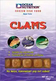 Clam Frozen Cubes 3.5oz