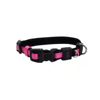 Adjustable Collar, Pink, 5/8" X 8"-12"