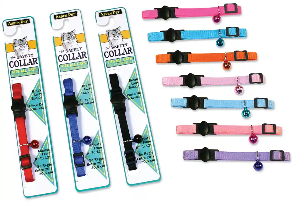 Collar Cat Adjustable Brlwy Pink 3/8