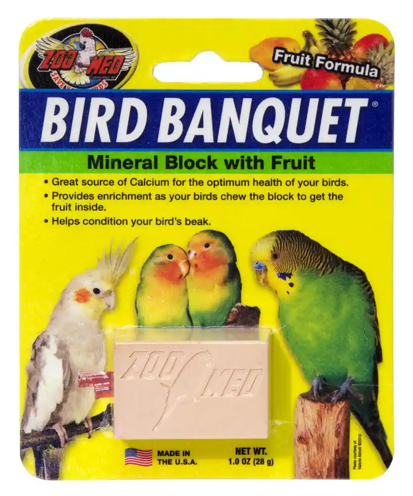 ZM Bird Banquet Fruit Mineral Block Small