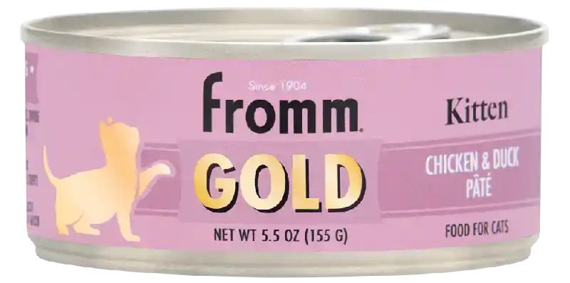 Fromm Gold Cat Can Pate Kitten Chicken Duck 12/3 Oz