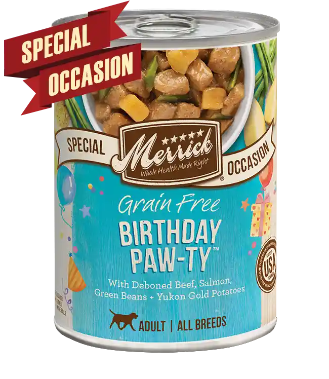 Merrick Grain Free Birthday Paw-ty Recipe Canned Dog Food