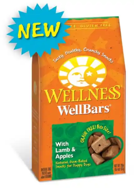 Wellness Natural Grain Free Wellbars Crunchy Dog Treats, Lamb and Apples Recipe Dog Treats Wellness Natural Grain Free Wellbars Crunchy Dog Treats, Lamb and Apples Recipe Dog Treats