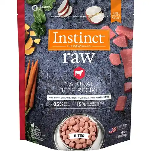Instinct Raw Nature Beef Dog6#/;