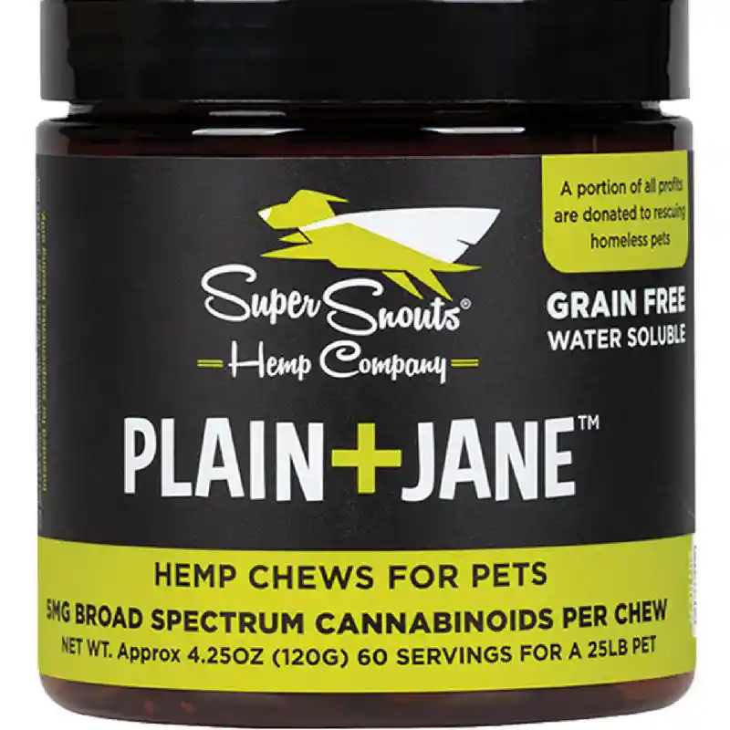 Dyd Super Snouts Gf Hemp Treat Cbd Soft Chew Plain+jane 30ct