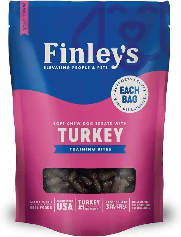 Finley's Soft Chews Bites Turkey 16oz