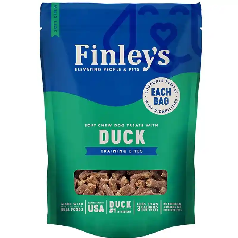 Finley's Soft Chew Bites Duck 6oz