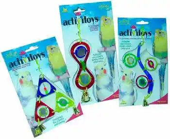 JW Insight Bird Toy Hourglass Mirror