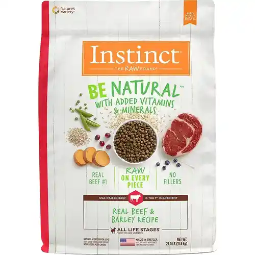 Instinct Natural Beef Dog 25# /;